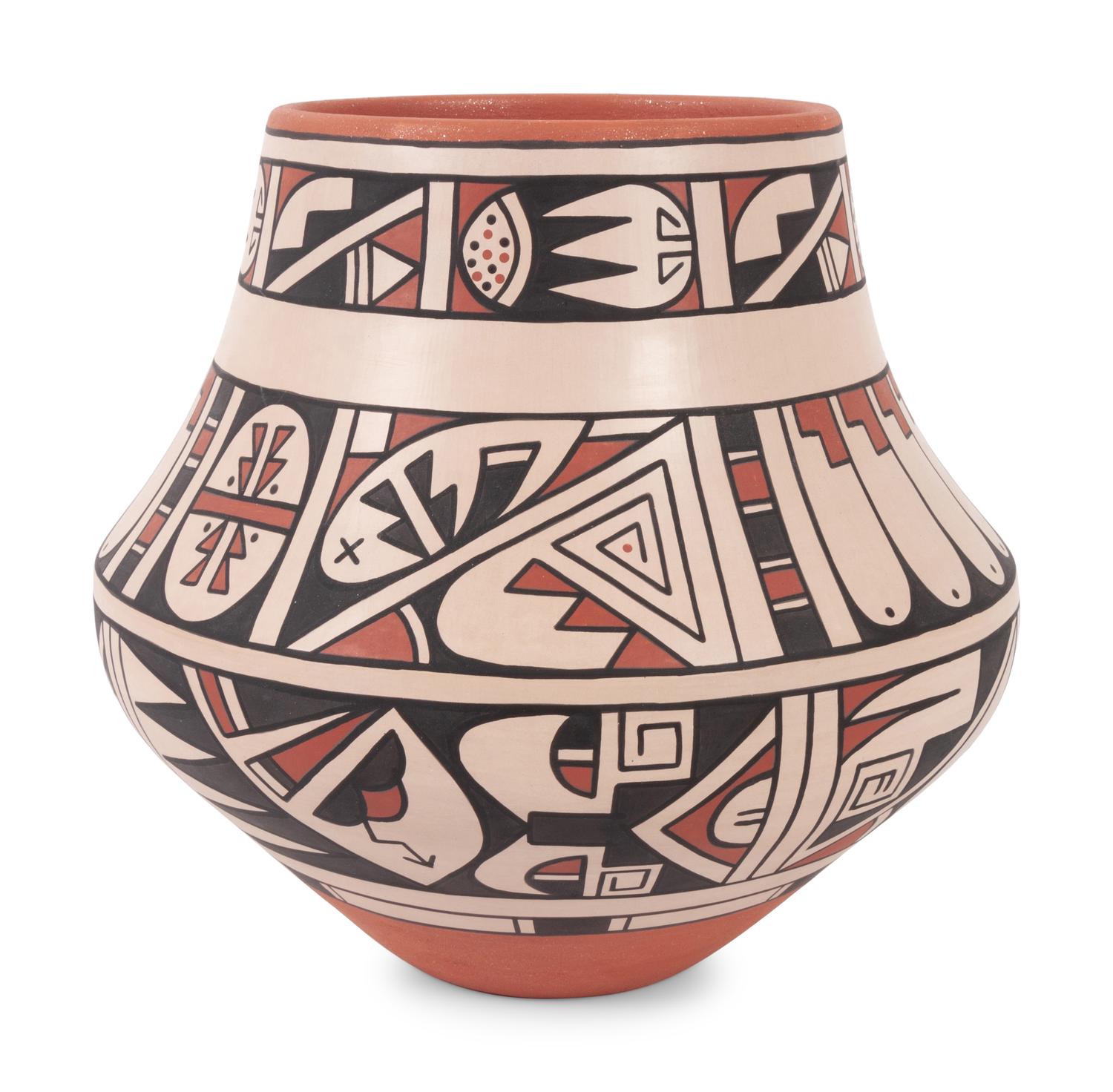 Polychrome Pottery Jar