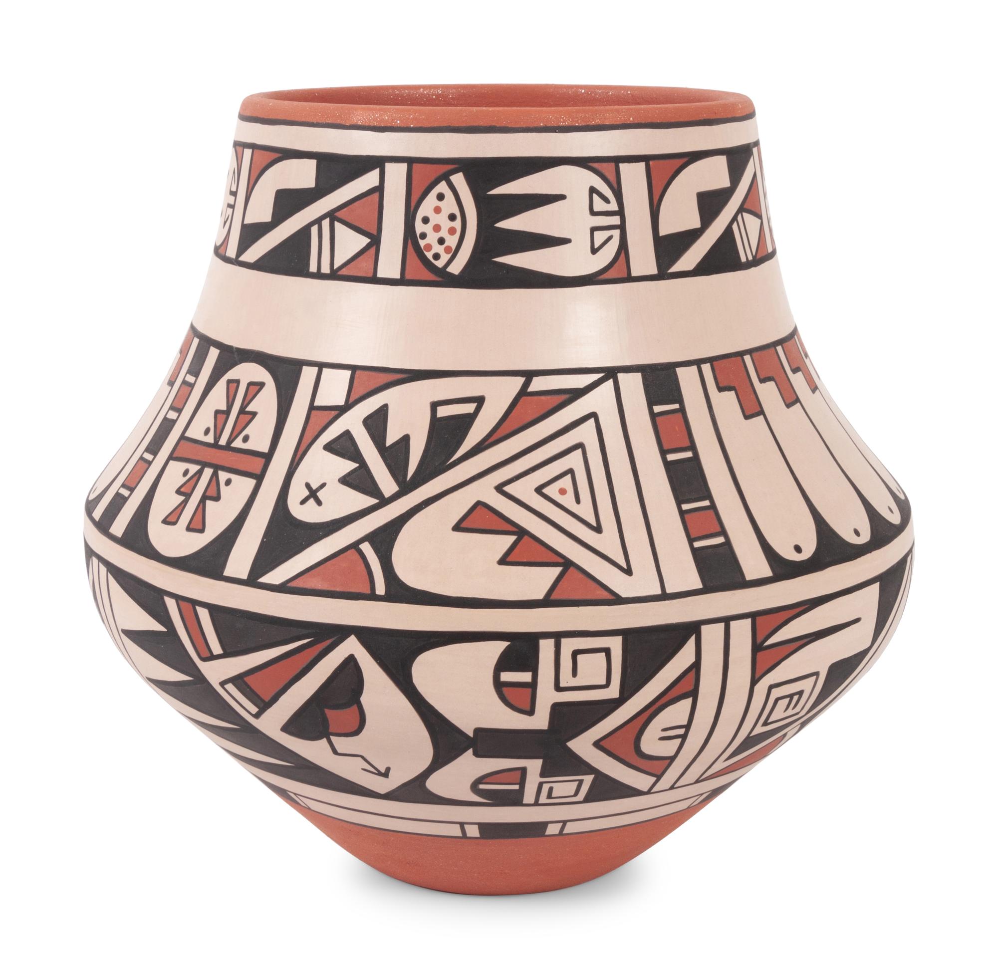 Polychrome Pottery Jar