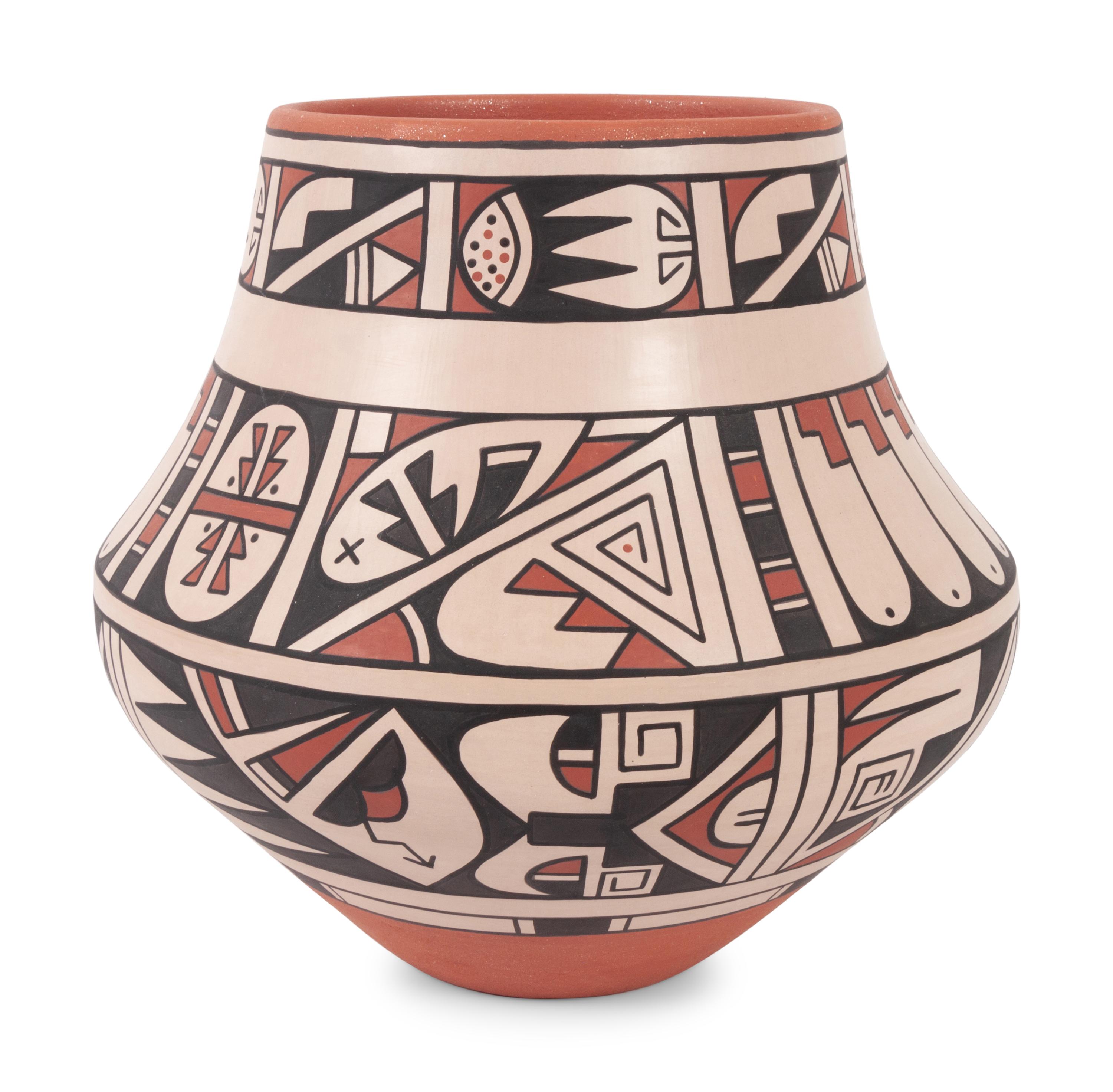 Polychrome Pottery Jar