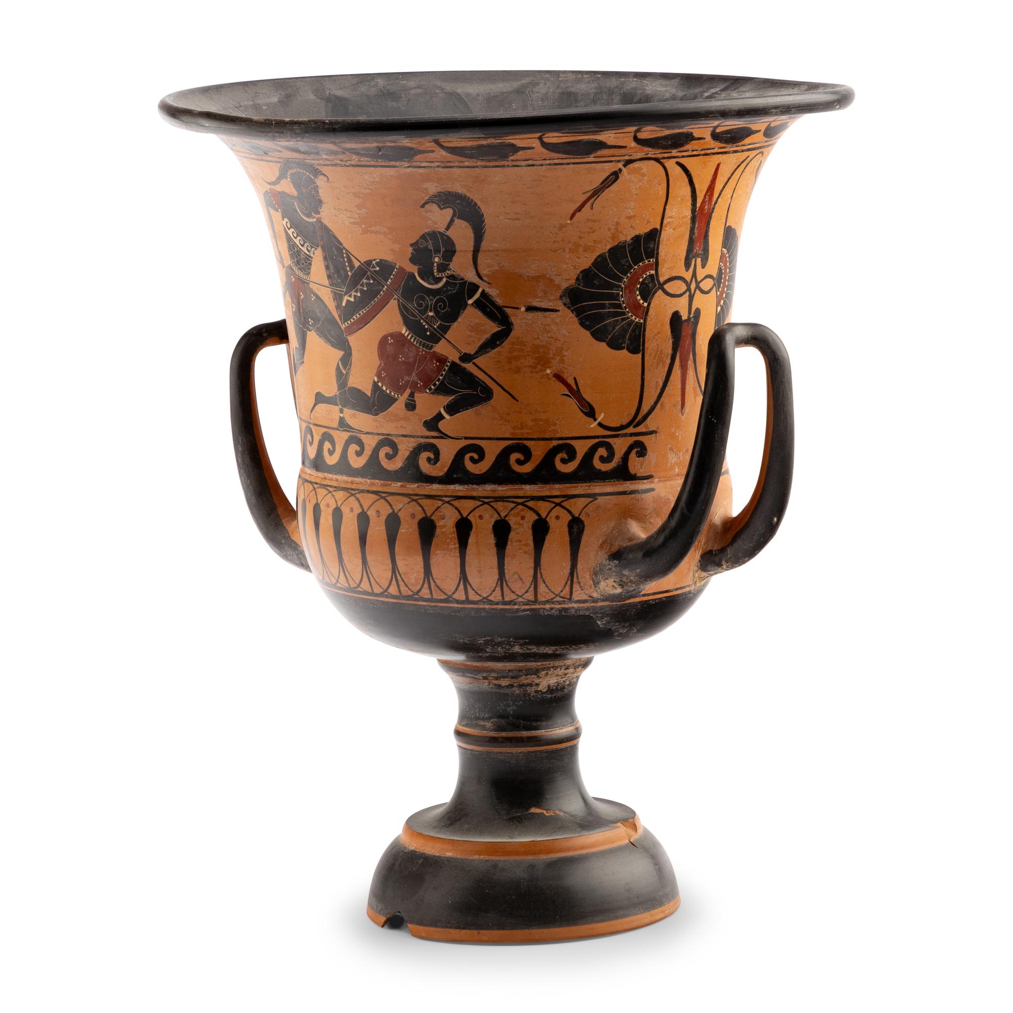 An Attic Style Black-Figure Krater