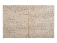 [ENSLAVEMENT & ABOLITION]. A group of 4 documents identified to the Carr and Tebbs families of Virginia, incl. references to the manumission and sale of enslaved persons.