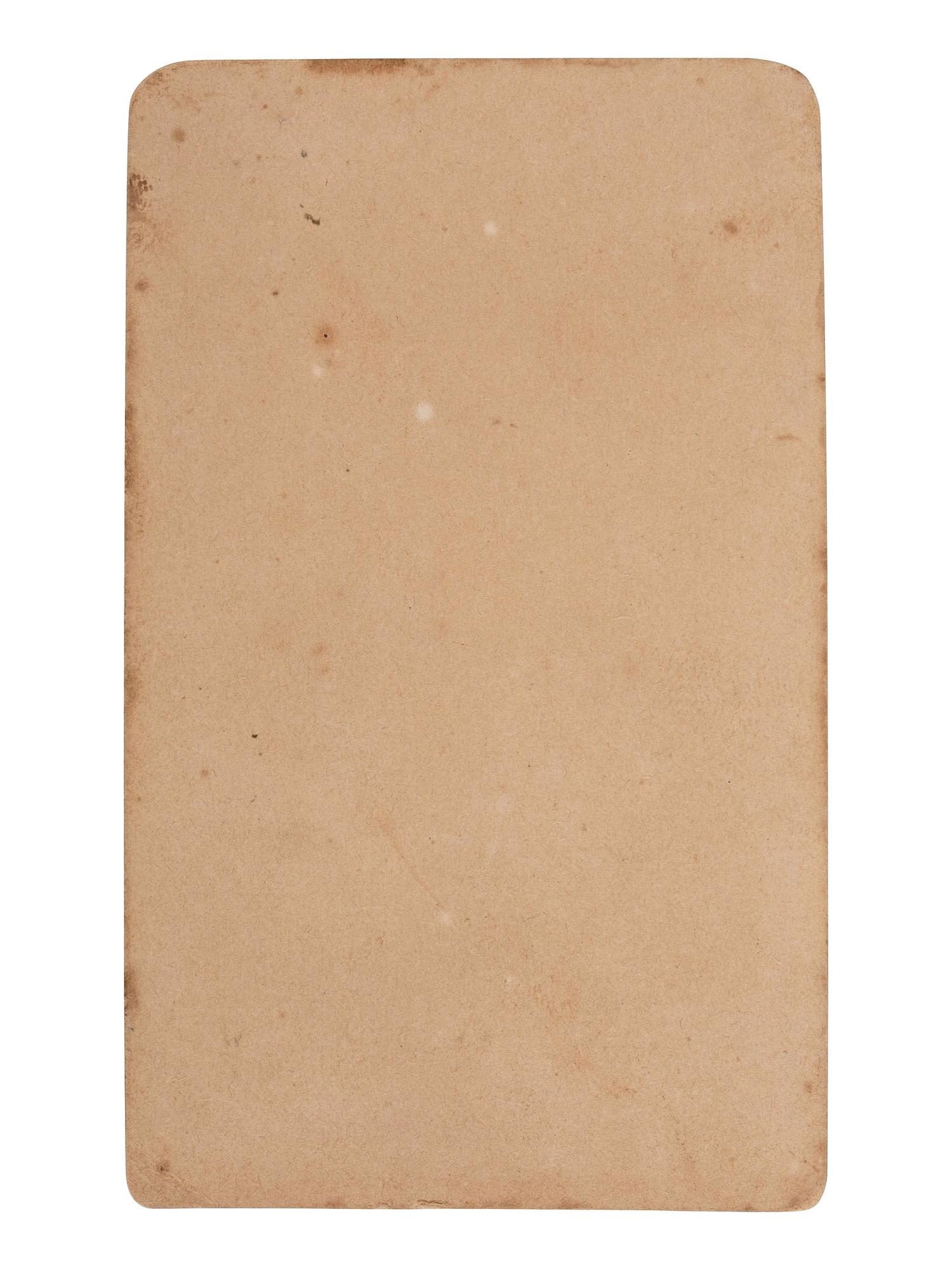 [LINCOLN ASSASSINATION]. Previously unknown CDV of John Wilkes Booth attrib. to Norton & Luther, Cleveland, OH, ca 1864.