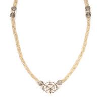 ANTIQUE, PLATINUM-TOPPED YELLOW GOLD, SEED PEARL AND DIAMOND SAUTOIR NECKLACE
