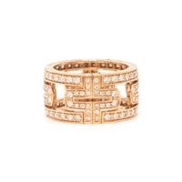 BULGARI, ROSE GOLD AND DIAMOND 'PARENTESI' RING