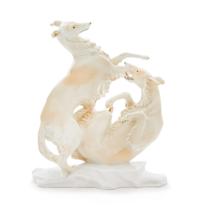 A Hutschenreuther Porcelain Figural Group Width 10 1/2 inches. — 20TH CENTURY