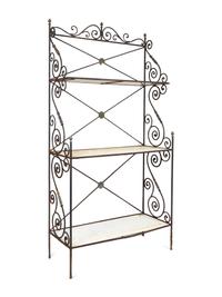 A French Wrought Iron Baker's Rack