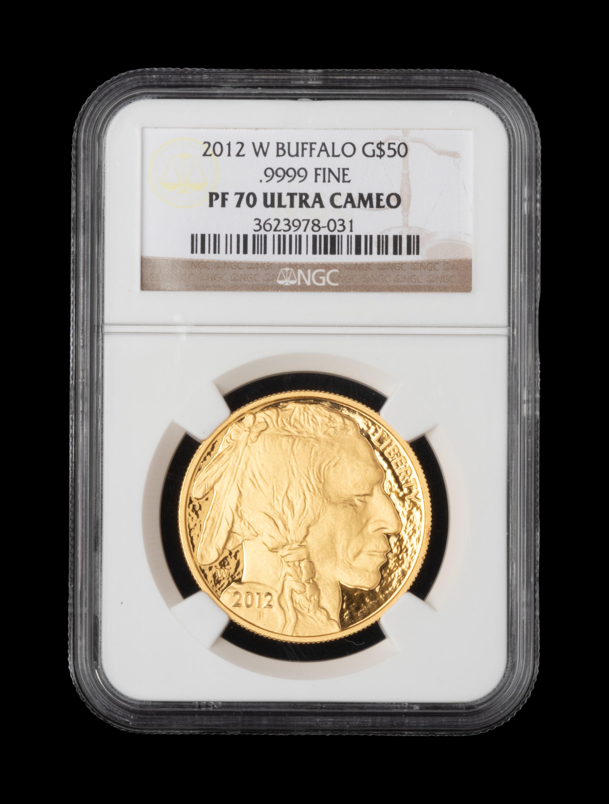 A 2012-W American Buffalo $50 Gold 1 oz. Proof (NGC PF70 Ultra Cameo)