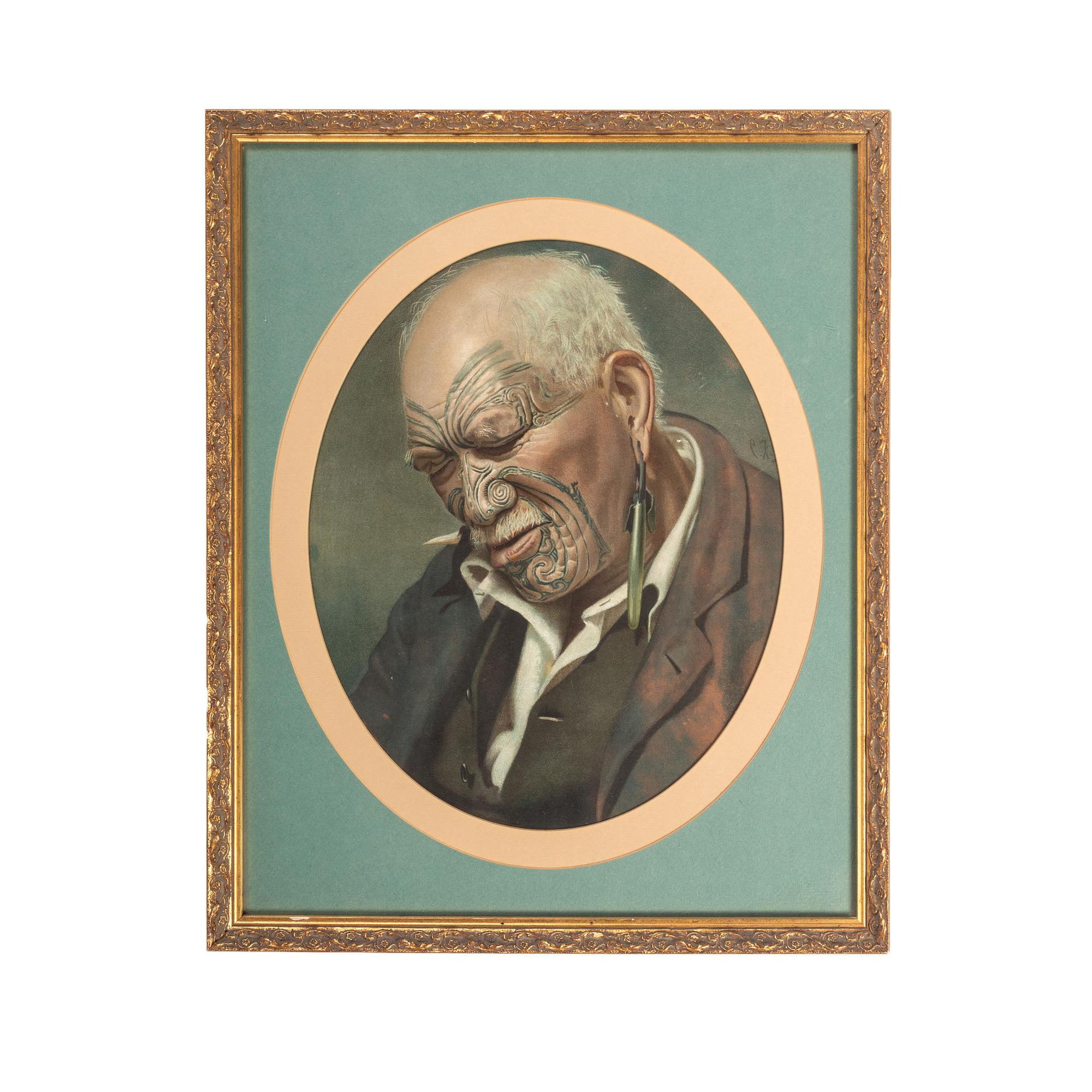 untitled, Maori dignitary