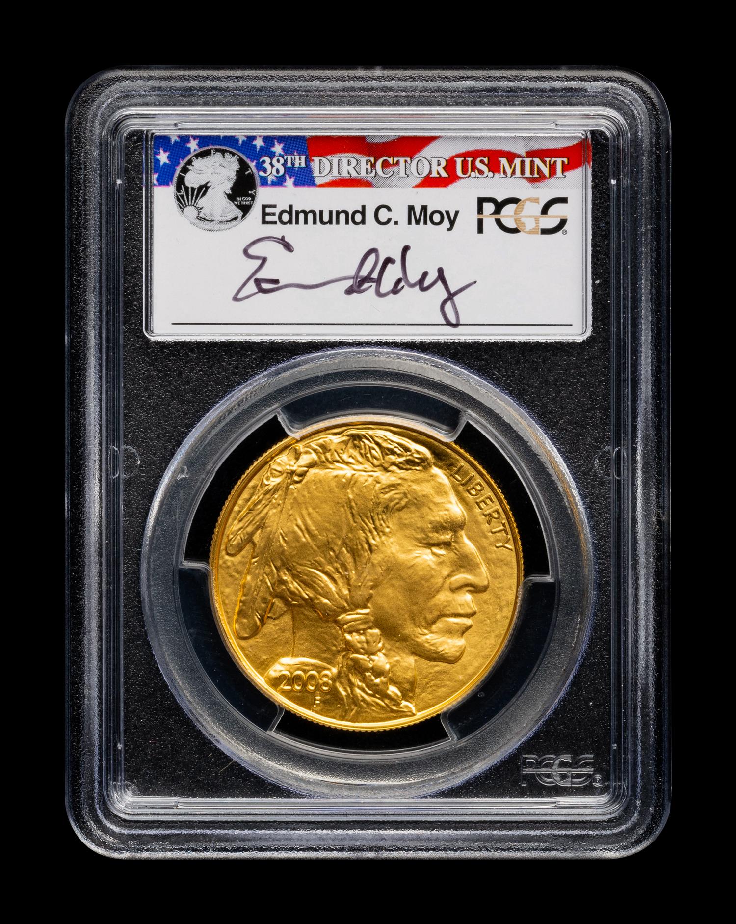 A 2008 American Buffalo $50 Gold Coin (PCGS MS70)