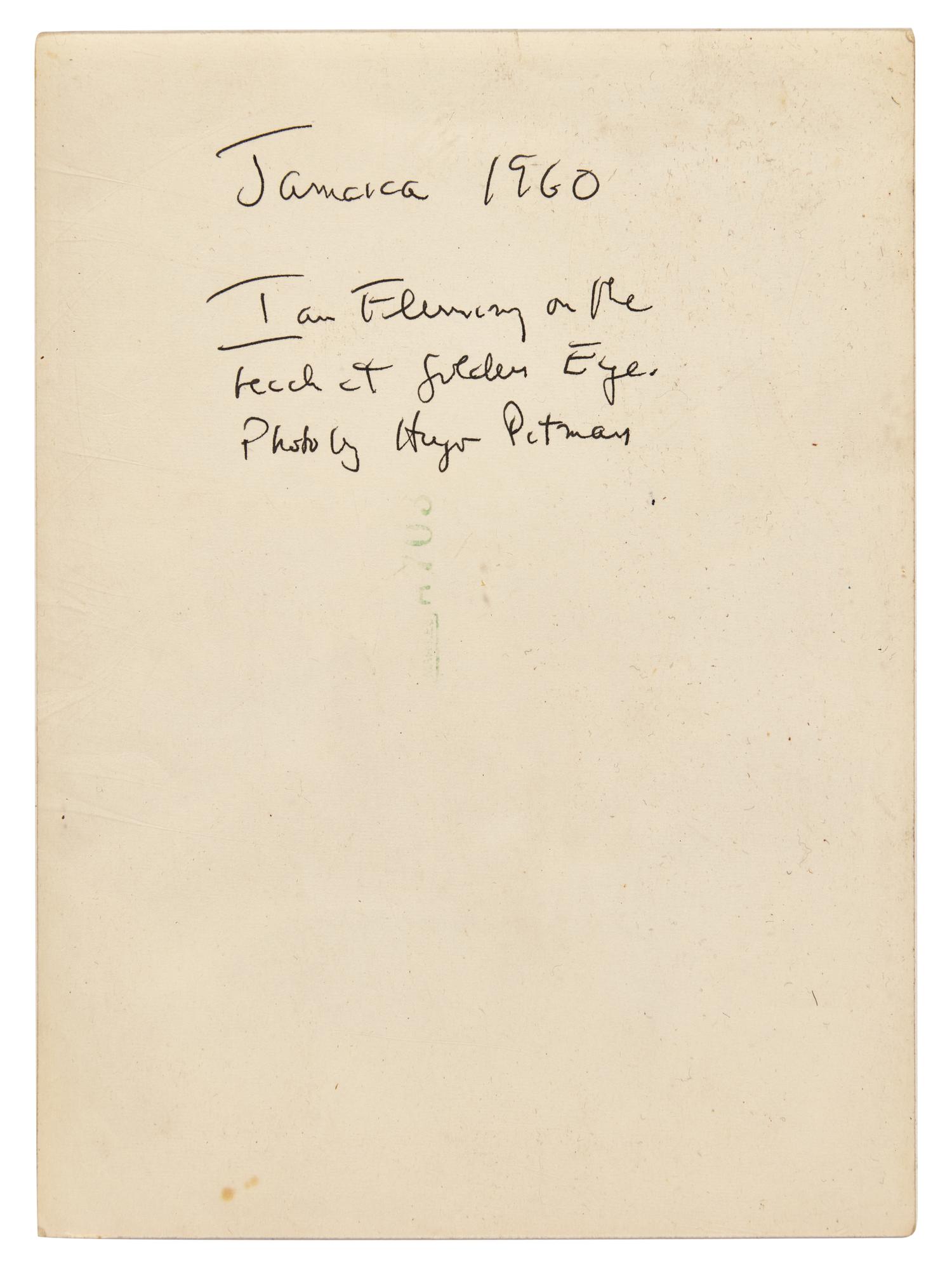 [Literature] [Fleming, Ian] Group of 2 Unpublished Photographs, and 6 First Editions