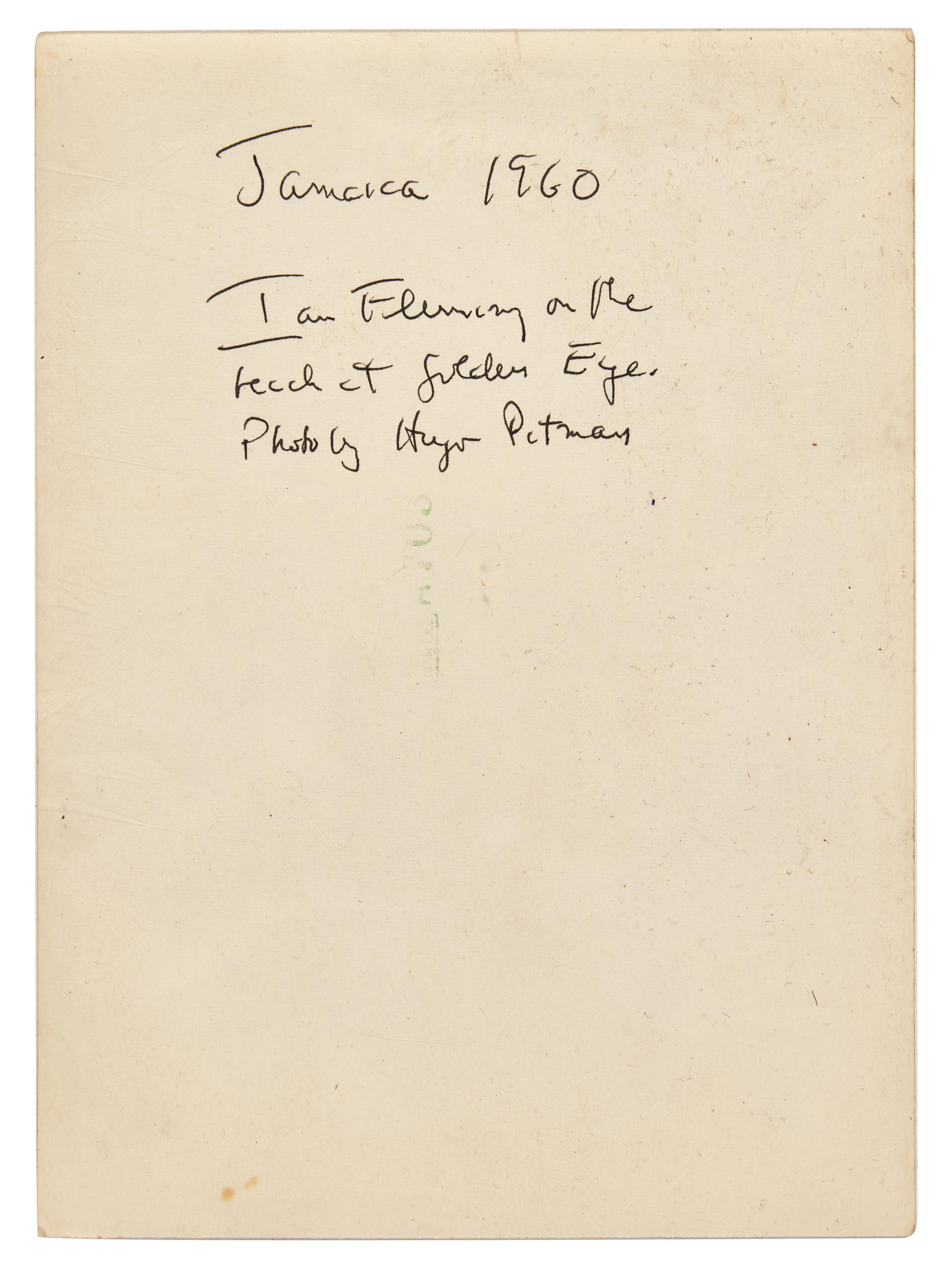 [Literature] [Fleming, Ian] Group of 2 Unpublished Photographs, and 6 First Editions