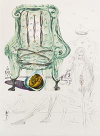 Salvador Dali, (Spanish, 1904-1989), Imaginations and Objects of the Future (suite of 10 with box and text), 1975