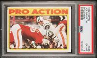 A Group of 1972 Topps High Number PSA Graded Football Cards,
