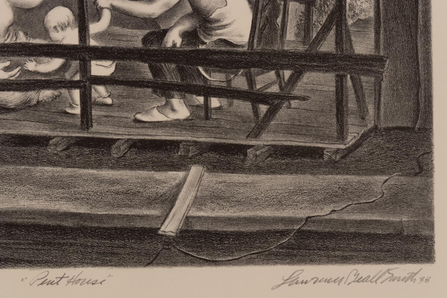A group of three prints ( Party Chutes; Penthouse; The Crisis )