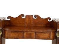 A Regency Gilt Bronze Mounted Mahogany Two-Pedestal Sideboard