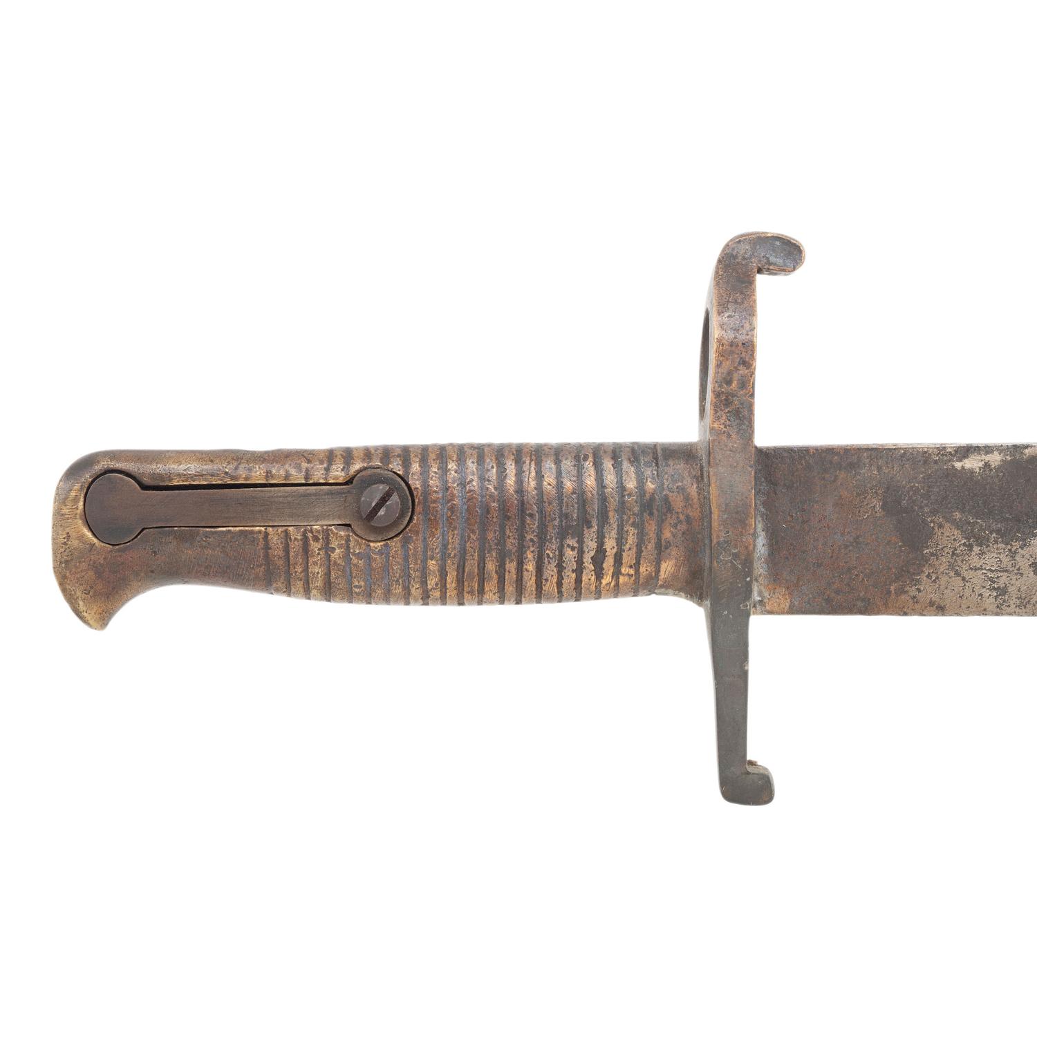 Confederate Saber Bayonet & Scabbard Attributed to Leech & Rigdon with Cook & Brother Style Hilt