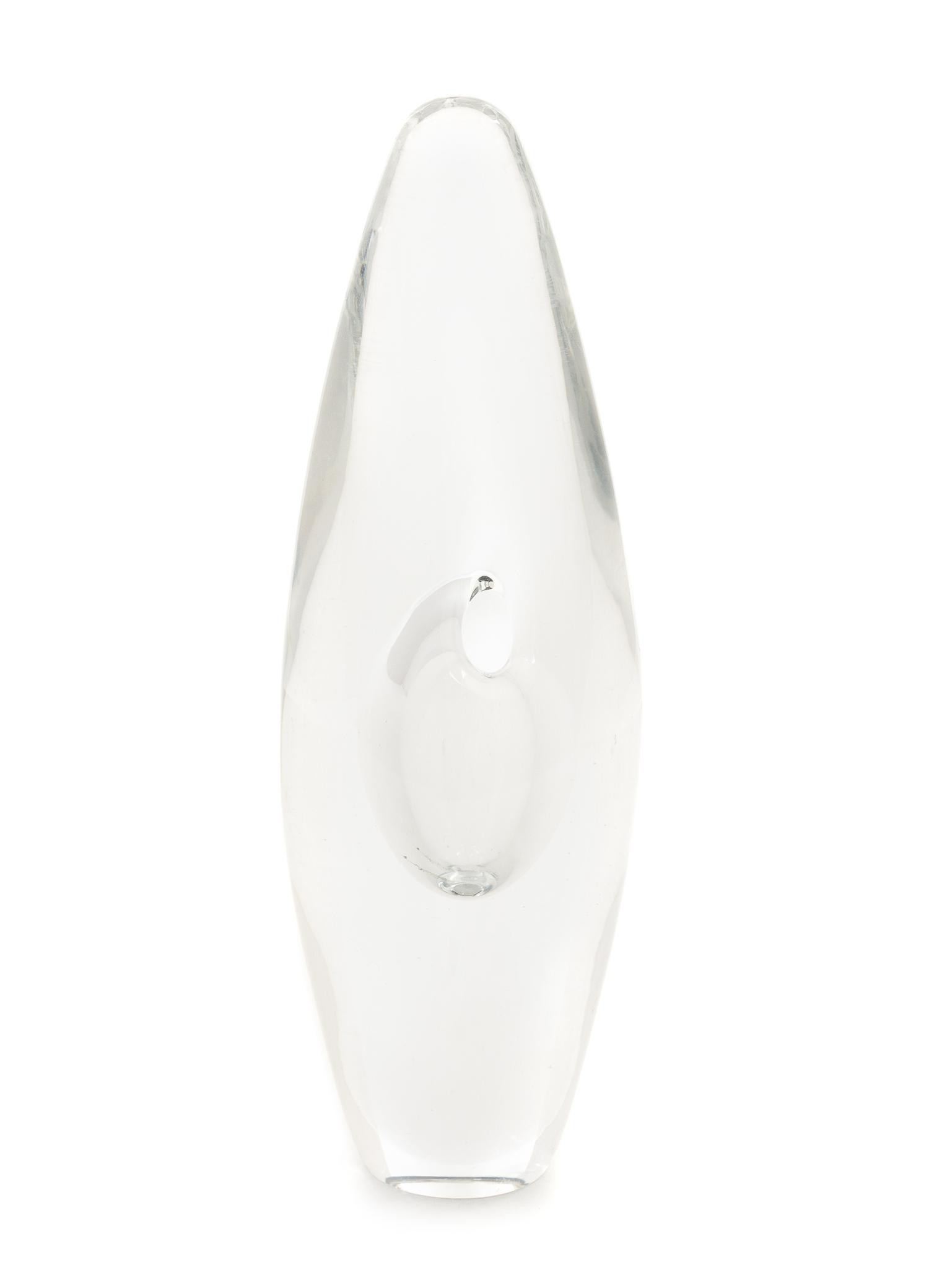 A Finnish Studio Glass Vase, Timo Sarpaneva (1926-2006) Height 6 inches.