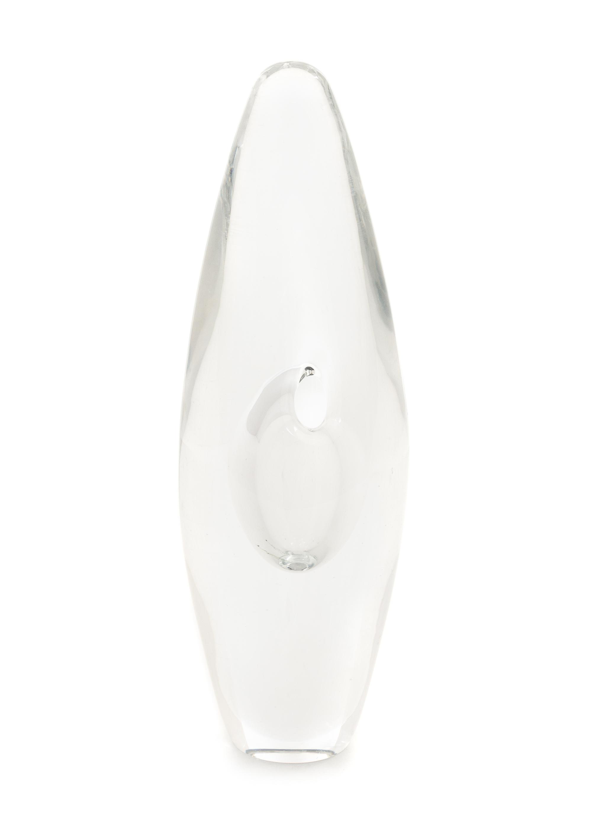 A Finnish Studio Glass Vase, Timo Sarpaneva (1926-2006) Height 6 inches.