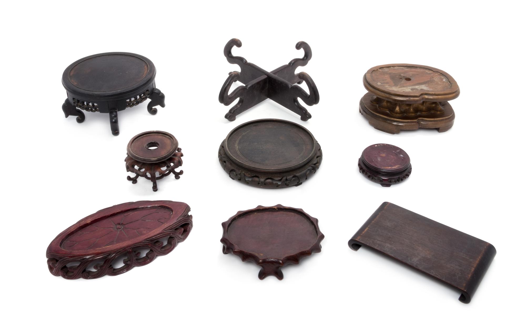 A Collection of Chinese Hardwood Stands
