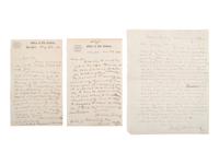 GREELEY, Horace (1811-1872). A group of 2 ALsS, comprising: