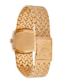 MATHEY TISSOT, 14K YELLOW GOLD AND DIAMOND WRISTWATCH