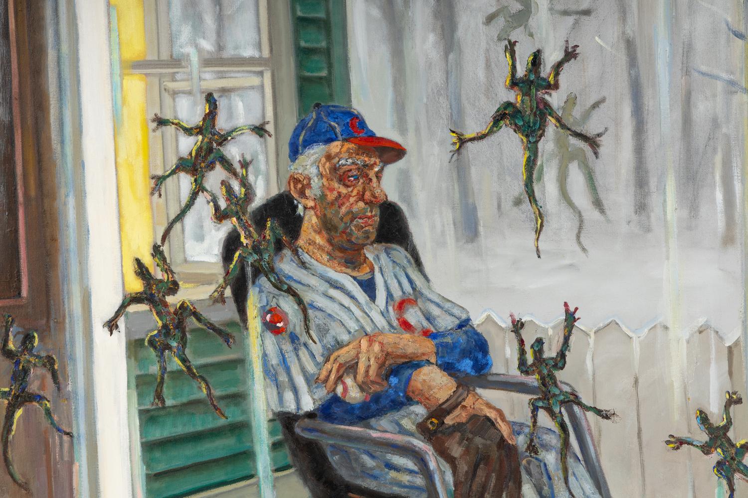 The Old Baseball Player