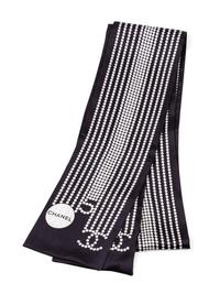 Chanel Black Neck Scarf, 1990-2000s