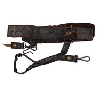 US Model 1851 Sword Belt Plate with Relic Folded & Sewn Leather Saber Belt