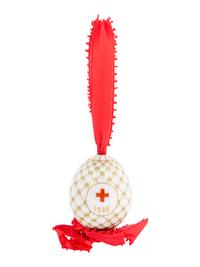 A Russian Imperial Porcelain Factory Porcelain Egg