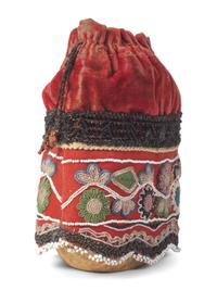 Maliseet Beaded Drawstring Bag