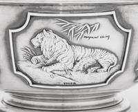 An English Silver Limited Edition World Wildlife Fund Center Bowl