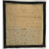 David Crockett's " Garden Spot of the World " Letter, Period Manuscript Copy Descended Directly in the Crockett Family