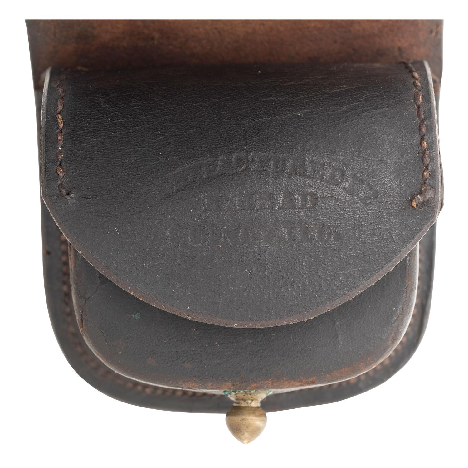 Two US Pattern July of 1864 Type II Cartridge Boxes and Two Cap Pouches