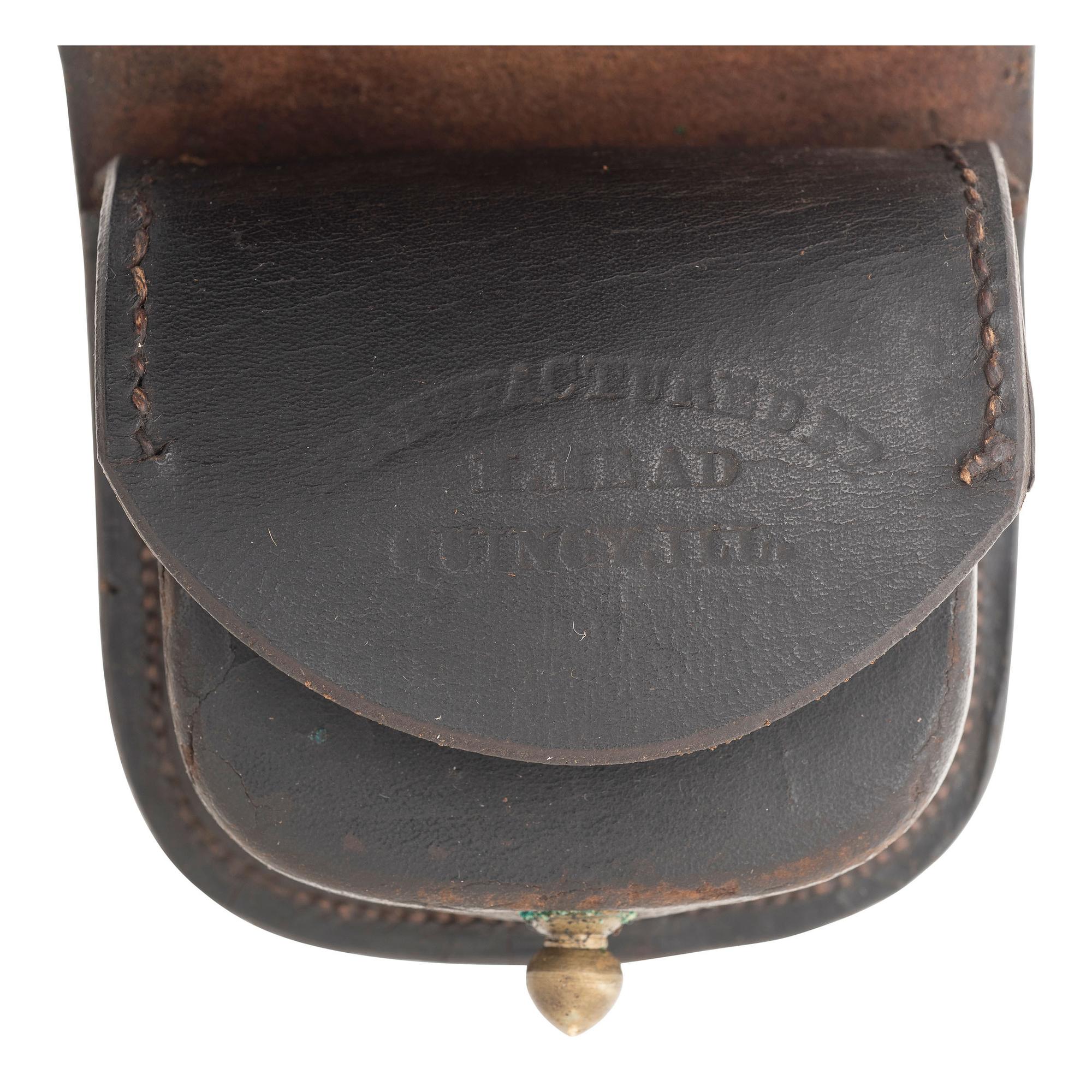 Two US Pattern July of 1864 Type II Cartridge Boxes and Two Cap Pouches