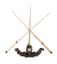 A Cast Metal, Bone, and Narwhal Tusk Installation