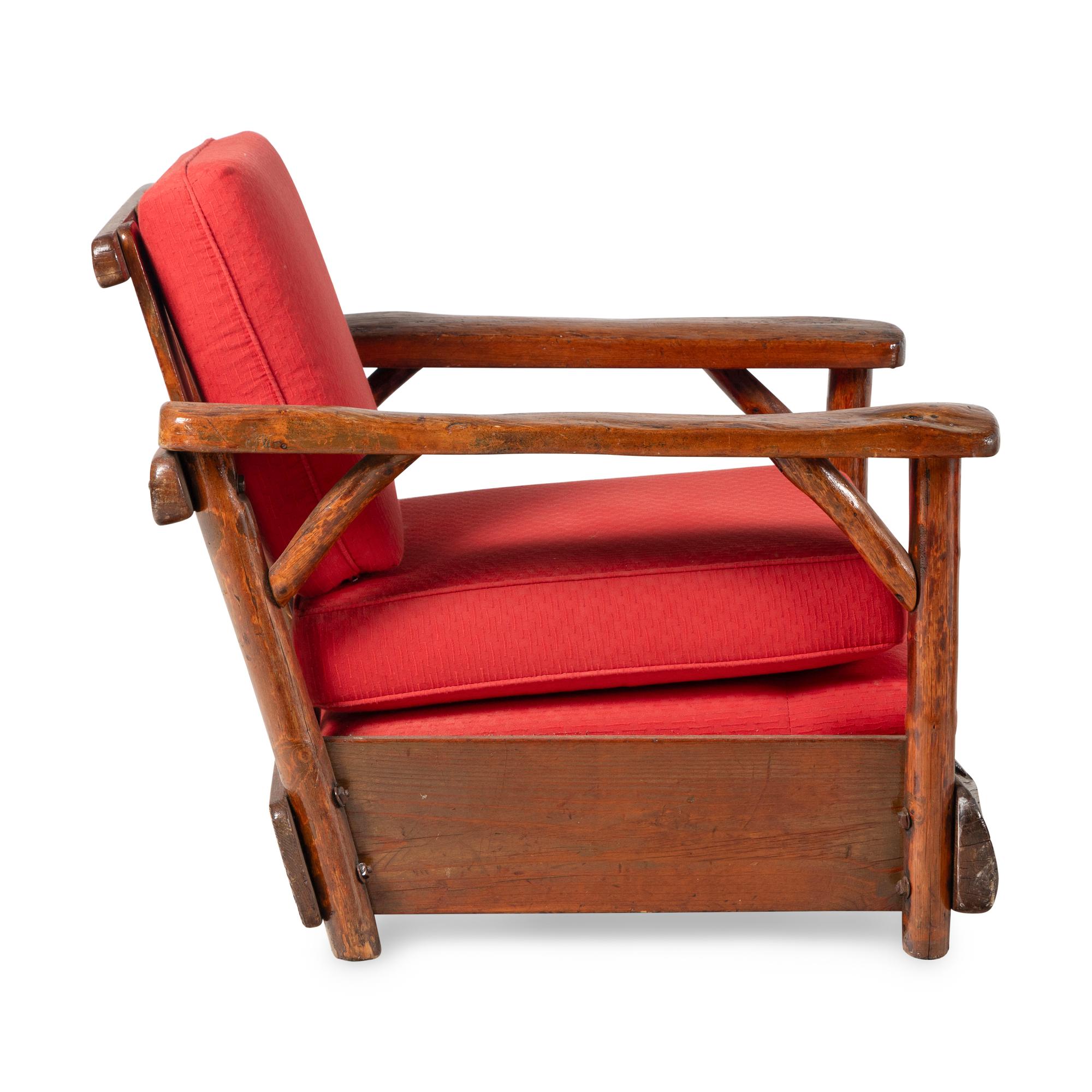 A Pair of Club Chairs in the Style of Thomas Molesworth