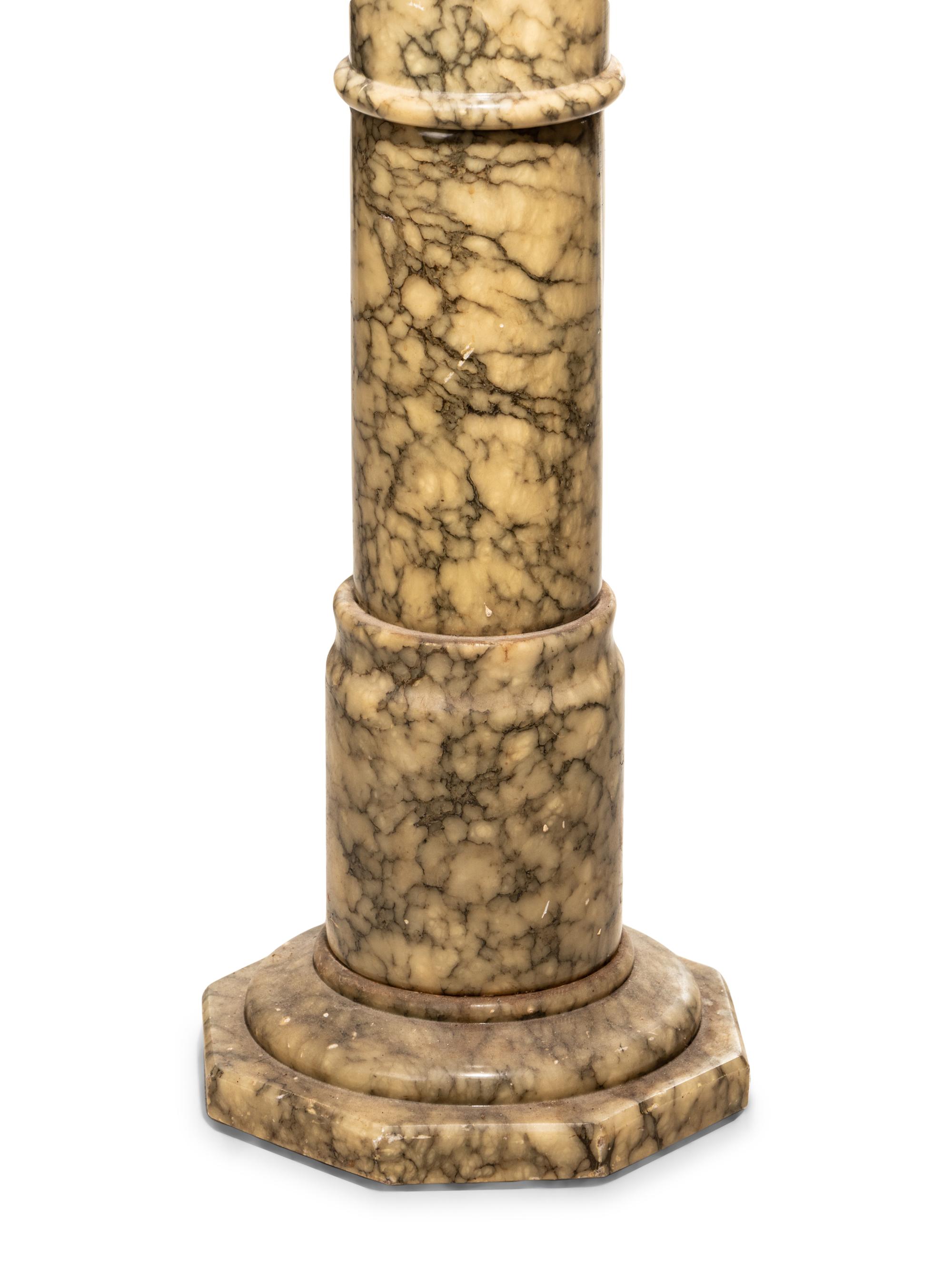 A Continental Marble Pedestal