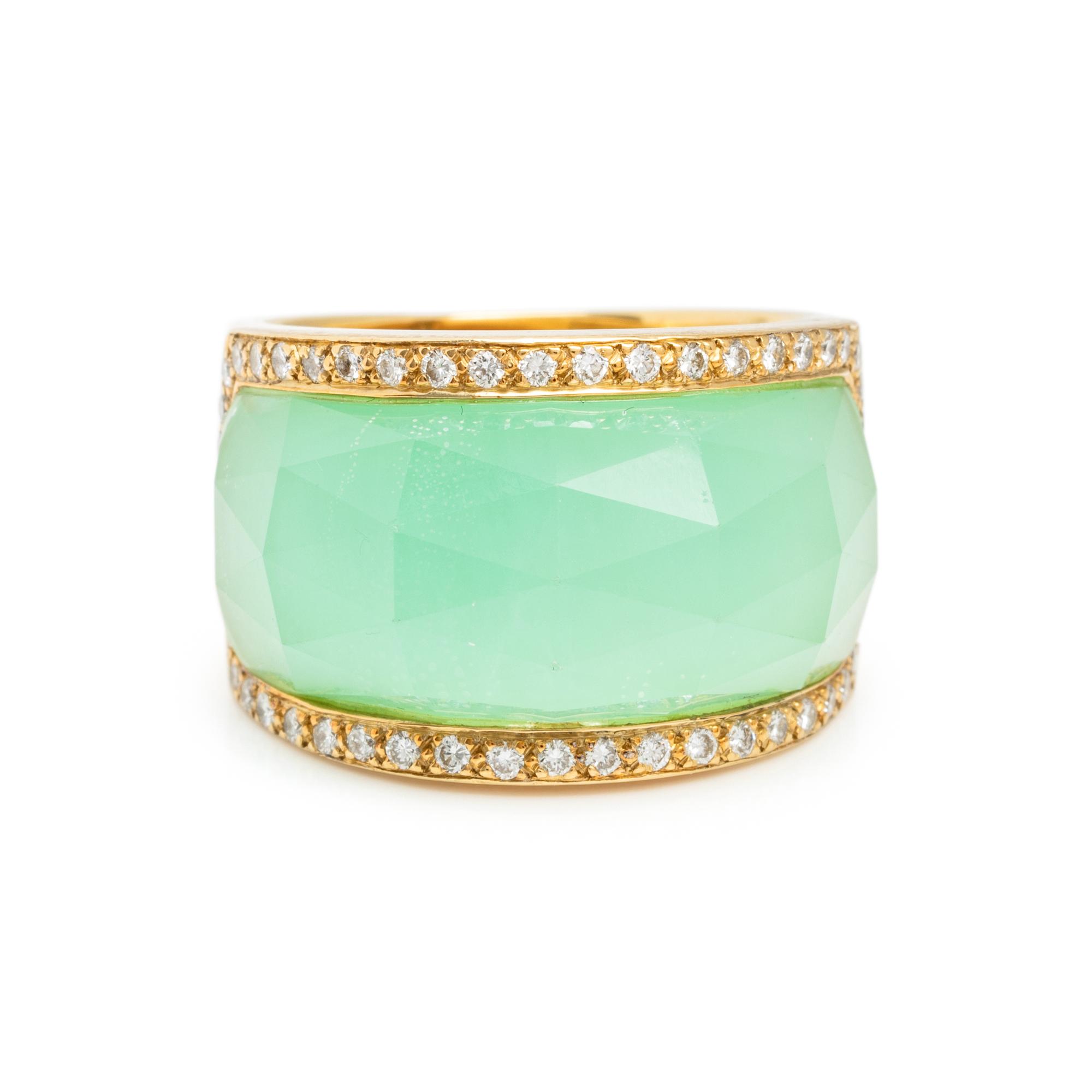 STEPHEN WEBSTER, QUARTZ AND DIAMOND 'CRYSTAL HAZE' RING
