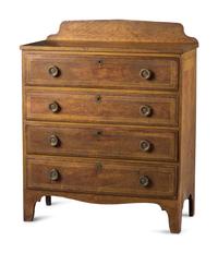 A New England Paint Decorated Chest of Drawers