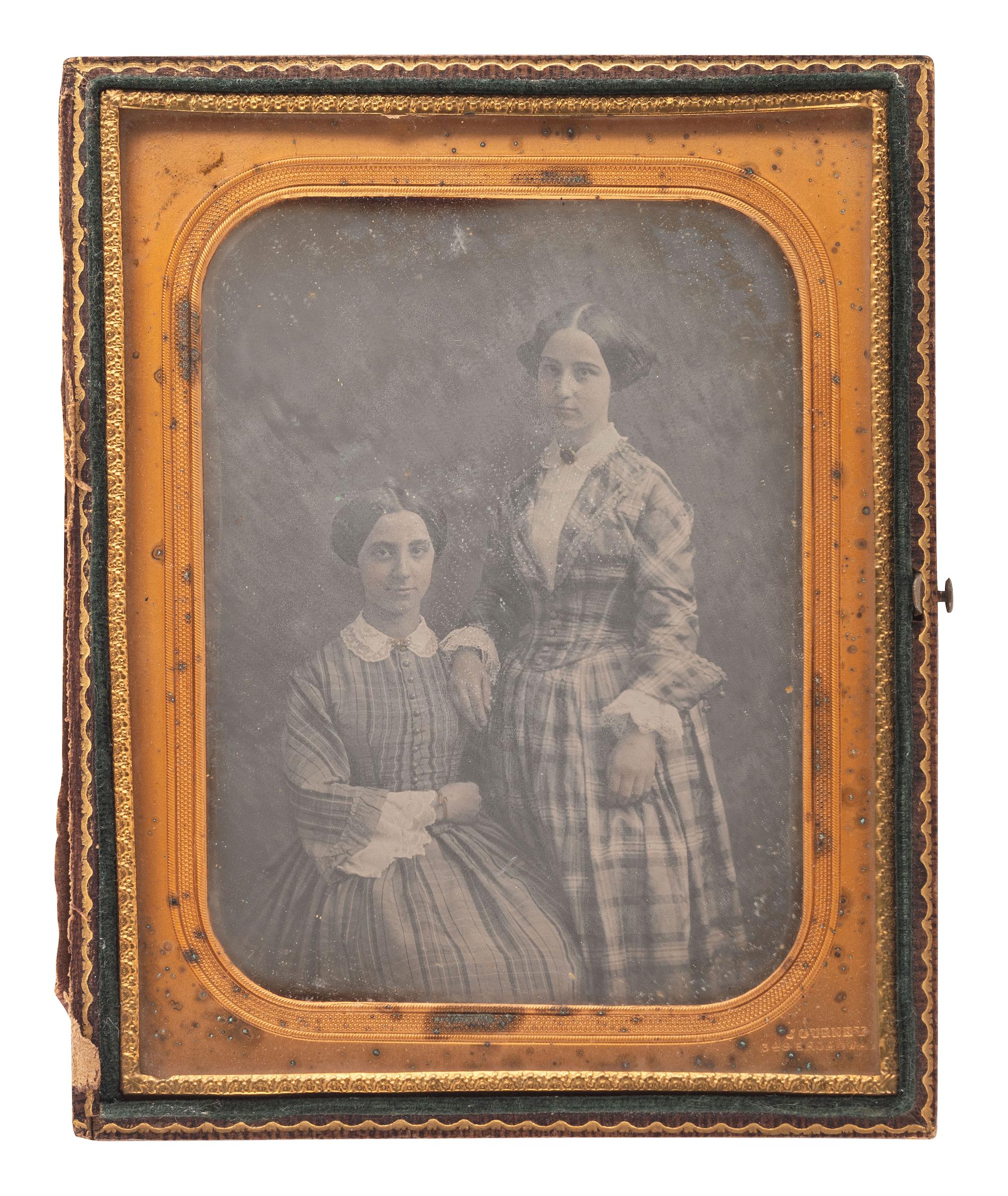 [EARLY PHOTOGRAPHY]. GURNEY, Jeremiah, photographer. Three half plate daguerreotype portraits by Gurney, New York, comprising: