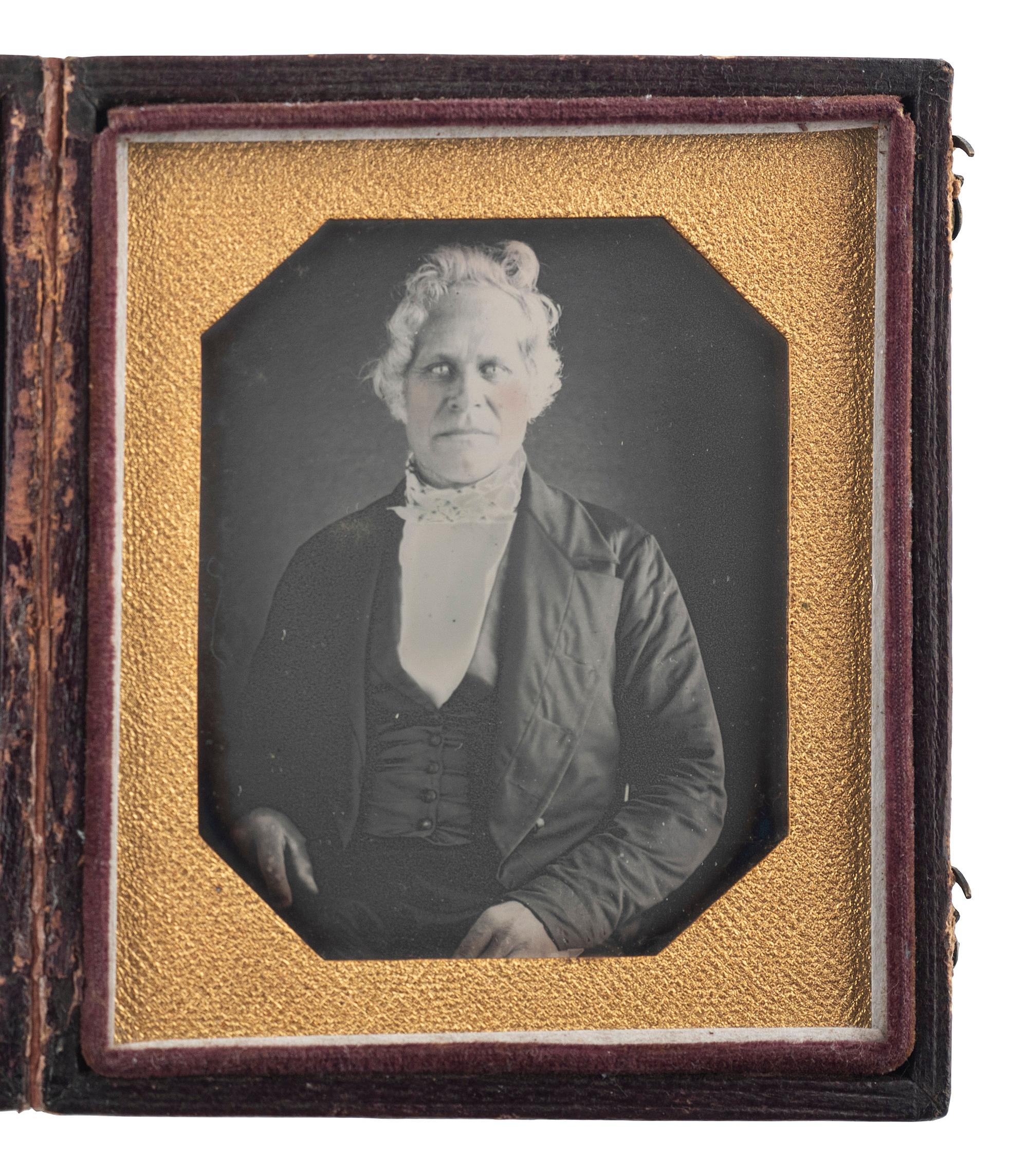 [EARLY PHOTOGRAPHY]. Sixth plate and quarter plate daguerreotypes of preachers.