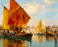 Fishing Boats, Venice, 1909