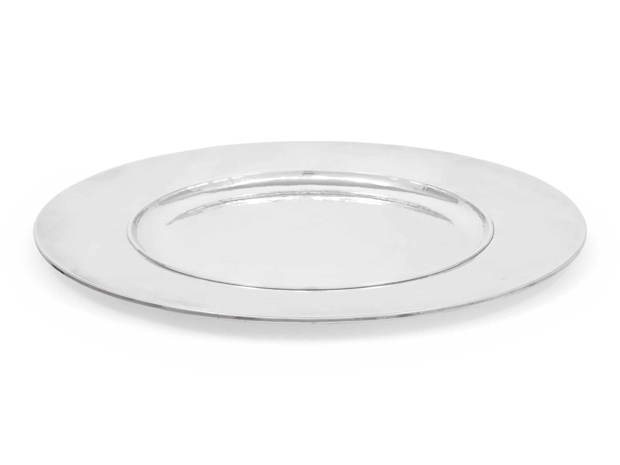 A Johan Rohde for Georg Jensen Silver Charger