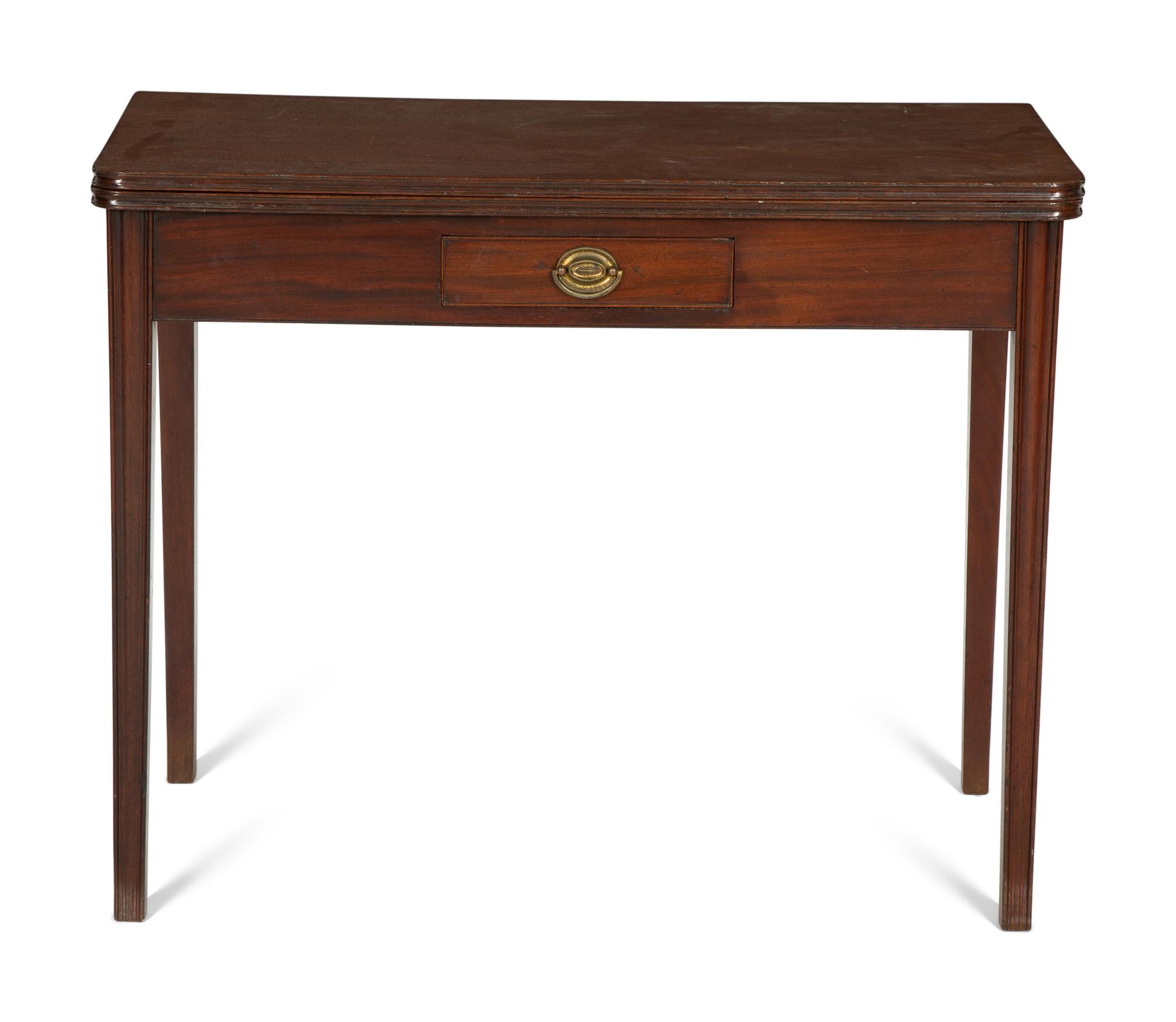 A George II Mahogany Flip Top Card Table
