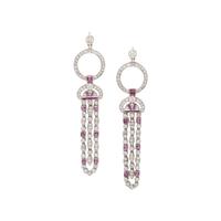RUBY AND DIAMOND EARRINGS