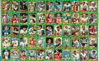 An Uncut Sheet of 1986 Topps Football Cards Featuring Jerry Rice and Steve Young Rookie Cards