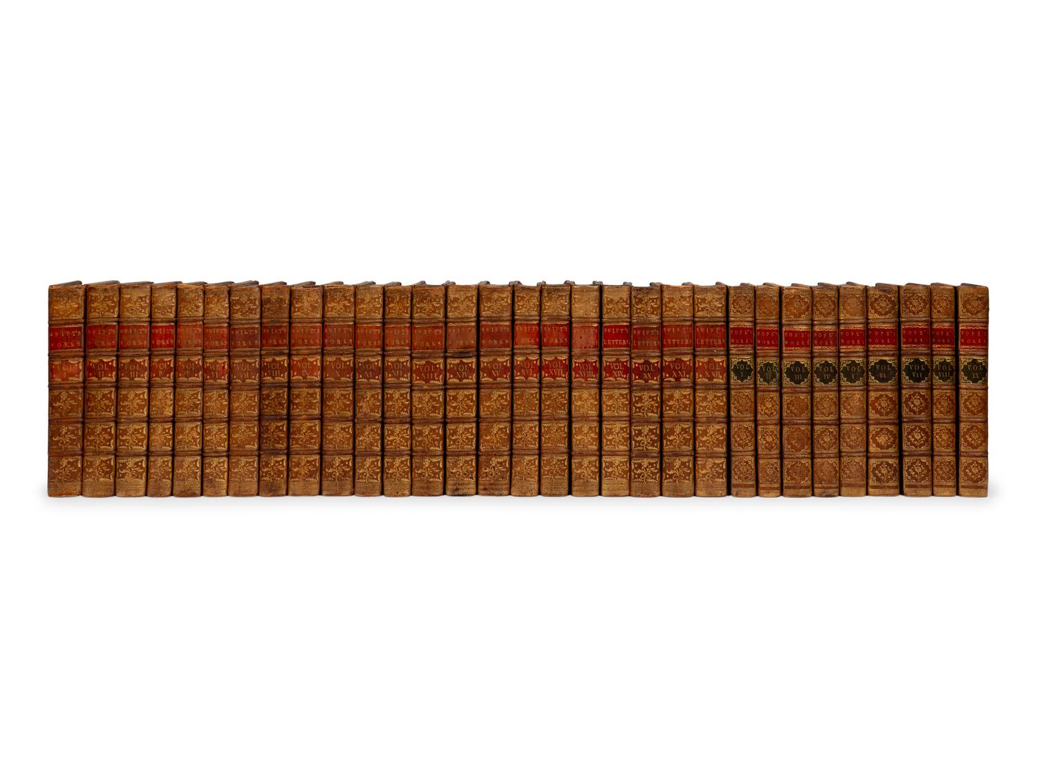 [BINDINGS]. SWIFT, Jonathan (1667-1745). The Works [- Letters ] of... London: W. Bowyer, 1768.