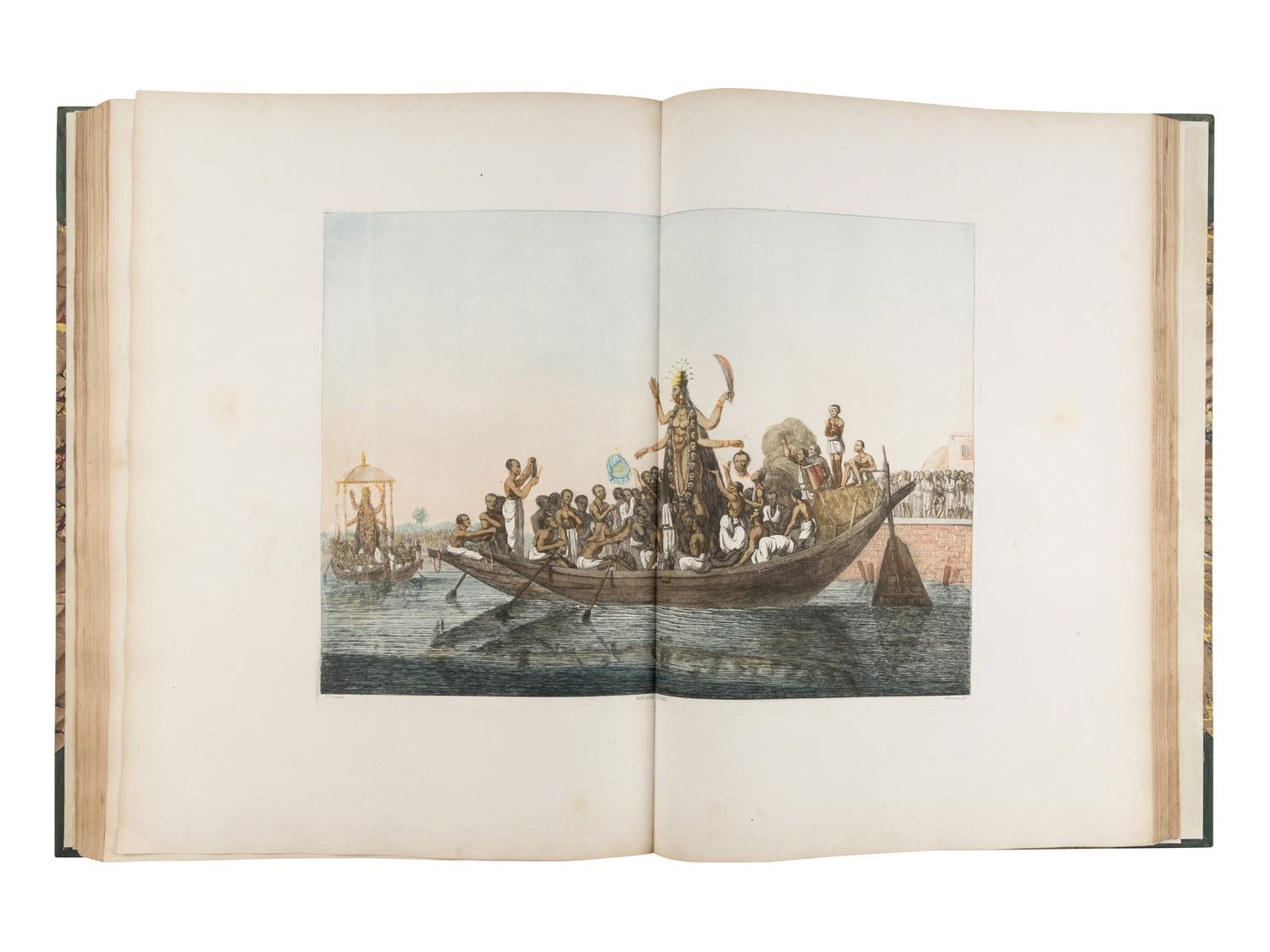 SOLVYNS, Frans Balthazar (1760-1824). Les Hindous ou Description de Leurs Moeurs, Coutumes et Ceremonies . Paris: Chez l'Auteur & H. Nicolle, 1808-1812.