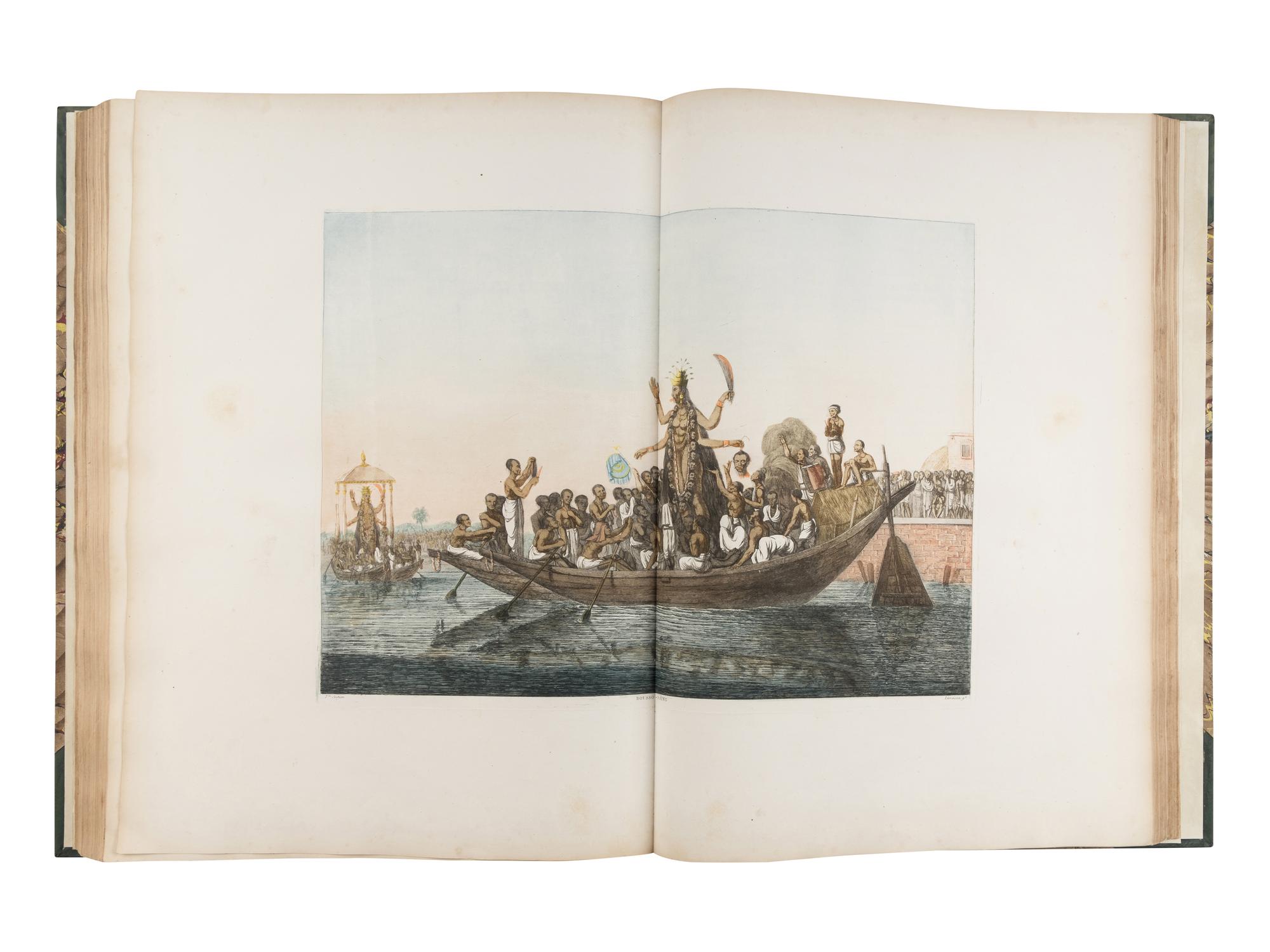 SOLVYNS, Frans Balthazar (1760-1824). Les Hindous ou Description de Leurs Moeurs, Coutumes et Ceremonies . Paris: Chez l'Auteur & H. Nicolle, 1808-1812.