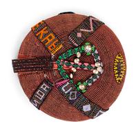 African Beaded Necklaces and Zulu Hat